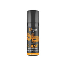 Gel intim ORGIE Pulse, susține stimularea clitoridiană, cu efect de răcire, senzații de furnicături și pulsații, aromă ice caramel, 15 ml