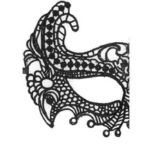 Mască OUCH! Empress Black Lace, pentru jocuri erotice, din dantelă, culoare negru, mărime universală