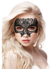 Mască OUCH! Princess Black Lace, pentru jocuri erotice, din dantelă, culoare negru, mărime universală