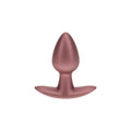 Plug anal OUCH! Smooth Silicone Anal Plug Small, lungime 6.5 cm, diametru 2.7 cm (mic), din silicon, roz