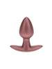 Plug anal OUCH! Smooth Silicone Anal Plug Small, lungime 6.5 cm, diametru 2.7 cm (mic), din silicon, roz
