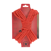 Frânghie OUCH! Bondage Rope, pentru jocuri erotice BDSM, lungime 10 metri, culoare roșu