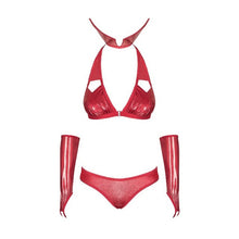 Costum sexy Obsessive Vampines, rosu, S/M