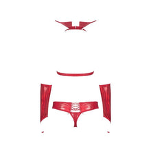 Costum sexy Obsessive Vampines, rosu, S/M