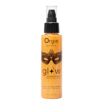 Ulei pentru corp Orgie - Glow Shimmering, particulele fine de sclipici, 110 ml