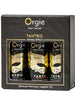 Set ulei masaj Orgie - Tantric, pentru corp, cu arome de vin alb, orhidee, fructe de padure, kiwi si capsuni, 3 x 30 ml