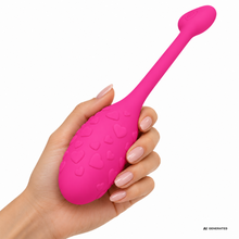 Ou vibrator SMART PRETTY LOVE - Fisherman, pentru stimulare sexuala feminina, roz, 12 functii de vibratie