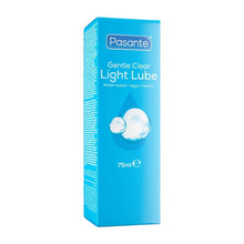 Lubrifiant PASANTE Gentle Clear Light Lube, pe bază de apă, pentru ameliorarea uscăciunii vaginale, 75 ml