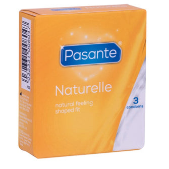 Prezervative PASANTE - NATURELLE, 1 x 3 buc