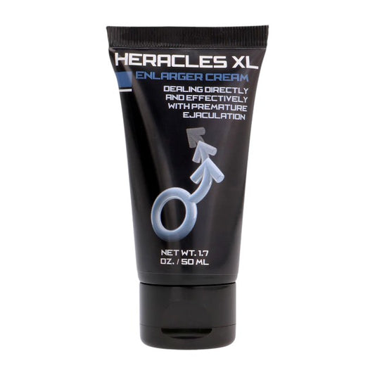 Cremă PHARMQUESTS Heracles XL, pentru mărirea penisului, cu ulei de ricin și ulei din frunze de Mentha arvensis, 50 ml