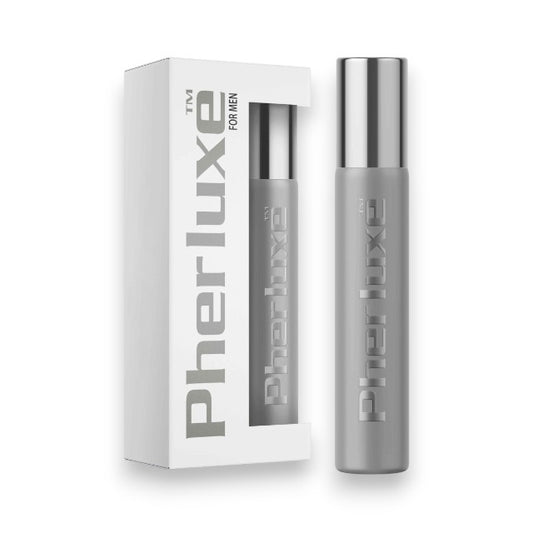 Parfum cu feromoni PHERLUXE Silver, pentru bărbați, note de mandarină, piper și lemn de santal, 33 ml