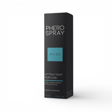 Parfum cu feromoni RUF Phero Spray, pentru bărbați, note de mosc, cu accente afrodisiace, 15 ml