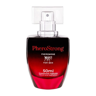 Parfum cu feromoni PHEROSTRONG Beast, pentru bărbați, cu note de piper picant, mentă și lemn de santal, 50 ml
