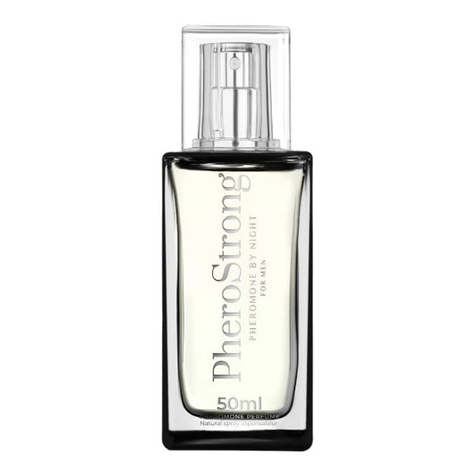 Parfum cu feromoni PHEROSTRONG By Night For Men, pentru bărbați, note de grepfrut, mandarină și patchouli, 50 ml