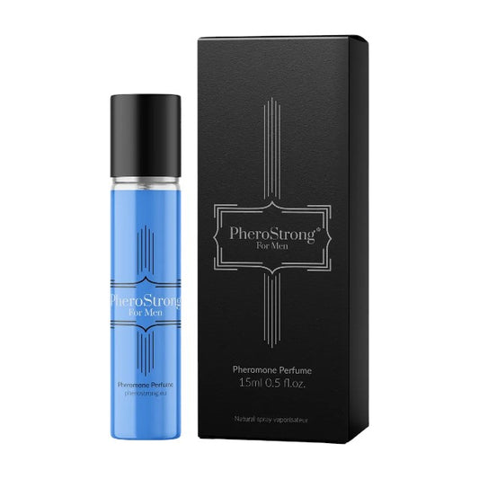 Parfum cu feromoni PHEROSTRONG For Men, pentru bărbați, note de grepfrut, iasomie și patchouli, 15 ml