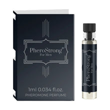 Mostră parfum cu feromoni PHEROSTRONG For Men, pentru bărbați, note de grepfrut, iasomie și patchouli, 1 ml