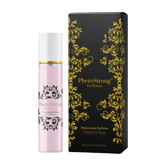 Parfum cu feromoni PHEROSTRONG For Women, pentru femei, note de mosc, iasomie și lămâie, 15 ml