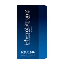 Parfum cu feromoni PHEROSTRONG Limited Edition, pentru bărbați, cu note de vanilie, lămâie și lemn de santal, 50 ml