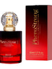 Parfum cu feromoni PHEROSTRONG Limited Edition, pentru femei, cu note de coacăze negre, frezie și vanilie, 50 ml