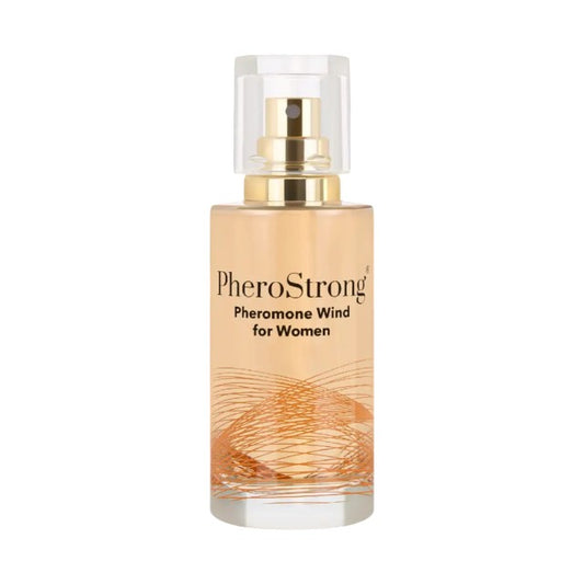 Parfum cu feromoni PHEROSTRONG Wind For Women, pentru femei, note de măr verde, mentă și trandafir bulgăresc, 50 ml