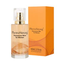 Parfum cu feromoni PHEROSTRONG Wind For Women, pentru femei, note de măr verde, mentă și trandafir bulgăresc, 50 ml