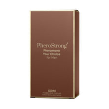 Parfum cu feromoni PHEROSTRONG Your Choice, pentru bărbați, cu note de vanilie de Madagascar, lavandă și lămâie italiană, 50 ml