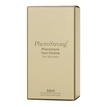 Parfum cu feromoni PHEROSTRONG Your Choice, pentru femei, cu note de mango, bergamotă și iasomie, 50 ml