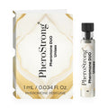 Mostră parfum cu feromoni PHEROSTRONG Duo, unisex, cu note de bergamotă, OUD, floare de portocal și vanilie, 1 ml