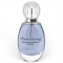 Parfum cu feromoni PHEROSTRONG Pheromone Glow Up Men, pentru bărbați, cu note de bergamotă, floare de portocal, mosc, 50 ml