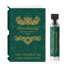 Mostră parfum cu feromoni PHEROSTRONG Soma, unisex, cu note de tutun, cafea neagră și lemn de santal, 1 ml