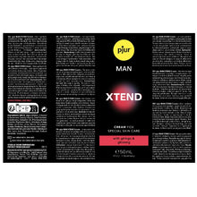 Cremă intimă PJUR MAN XTEND, pentru excitare și erecții de durată, cu gingko biloba și ginseng, 50 ml
