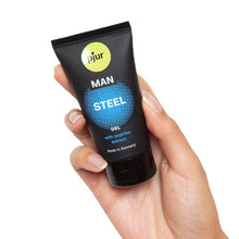 Gel PJUR Man Steel, pentru masaj erotic și stimularea erecției, cu extract de paprika, 50 ml