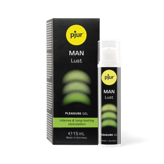 Gel stimulator pentru bărbați PJUR Man Lust, pentru plăcere intensă și de lungă durată, 15 ml