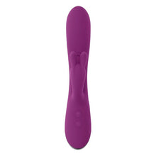 Vibrator rabbit PLAYBOY Busy Bunny, cu funcție de tapping, 10 viteze, rezistent la apă, din silicon, culoare mov