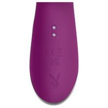 Vibrator rabbit PLAYBOY Busy Bunny, cu funcție de tapping, 10 viteze, rezistent la apă, din silicon, culoare mov