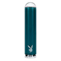 Stimulator clitoris PLAYBOY Emerald Glass Vibrator, din sticlă borosilicată, 10 funcții de vibrație, rezistent la apă, verde