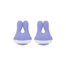 Cleme vibratoare pentru sfârcuri PLAYBOY In A Pinch, control prin telecomandă, 4 funcții de vibrație, rezistente la apă, mov