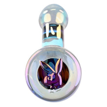 Dildo PLAYBOY Jewels King, design curbat pentru stimulare punctul G și P, din sticlă borosilicată, 16.3 cm, multicolor