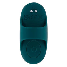 Vibrator dublu pentru deget PLAYBOY Wrapped Around Your Finger, 9 funcții de vibrație, rezistent la apă, verde