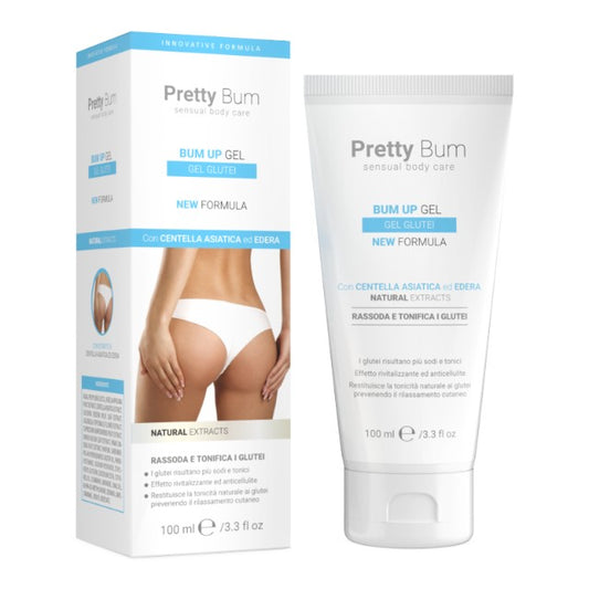 Gel pentru ridicare și fermitate fese PRETTY BUM Bum Up Gel, cu Centella și iederă, efect anti-îmbătrânire, 100 ml