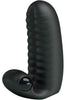 Vibrator dublu pentru deget PRETTY LOVE Abbott, pentru stimulare vaginală și clitoridiană, negru