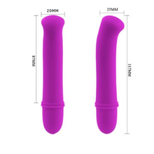 Vibrator mini PRETTY LOVE Antony, pentru stimularea clitorisului, cu 10 funcții de vibrație, din silicon, culoare roz, 11.7 cm