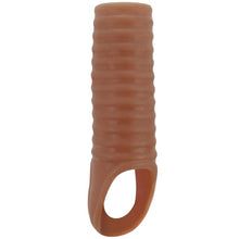 Manșon pentru penis PRETTY LOVE Hartman, cu inel pentru testicule, pentru îngroșare, stimulare și erecție, culoarea pielii