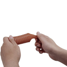 Manșon pentru penis PRETTY LOVE Hartman, cu inel pentru testicule, pentru îngroșare, stimulare și erecție, culoarea pielii