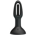 Vibrator anal PRETTY LOVE Hubert, cu 7 funcții de mișcări ritmice, din silicon, rezistent la apă, diametru 4 cm, negru