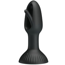 Vibrator anal PRETTY LOVE Hubert, cu 7 funcții de mișcări ritmice, din silicon, rezistent la apă, diametru 4 cm, negru