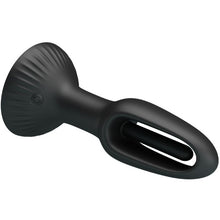 Vibrator anal PRETTY LOVE Hubert, cu 7 funcții de mișcări ritmice, din silicon, rezistent la apă, diametru 4 cm, negru