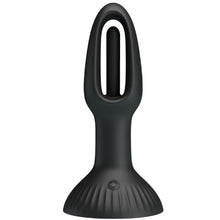 Vibrator anal PRETTY LOVE Hubert, cu 7 funcții de mișcări ritmice, din silicon, rezistent la apă, diametru 4 cm, negru