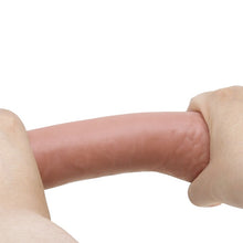 Dildo realist PRETTY LOVE Kable, cu material flexibil care imită pielea, bază cu ventuză, 21 cm, culoarea maro