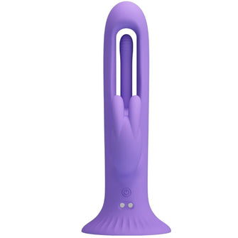 Vibrator rabbit PRETTY LOVE Killmoulis, 4 funcții de mișcări ritmice, 12 funcții de vibrație, rezistent la apă, mov